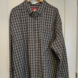 Hunt Club Long Sleeve Button Up Big & Tall 3xl